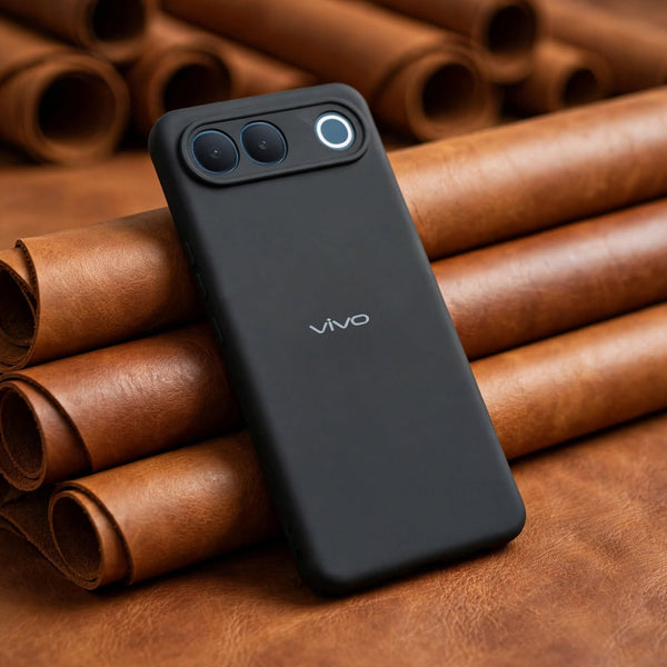 Black Camera Original Silicone case for Vivo S2