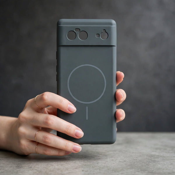 CAVEN Grey Silicone case for Google Pixel 6