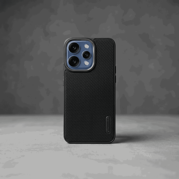 Black DRAVIK Texture Silicone Case for Oppo Reno 15