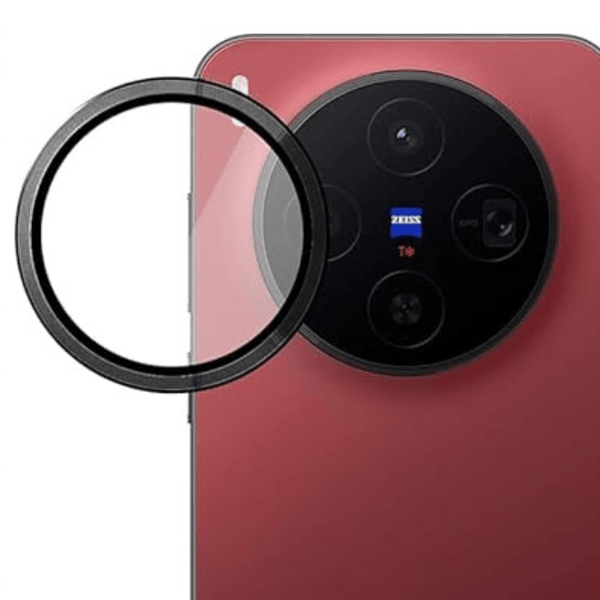 Black Metallic camera ring lens guard for Vivo X300 Pro