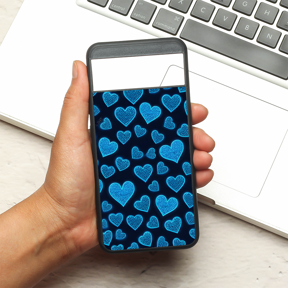 Midnight Romance metal back case for Google Pixel 8A