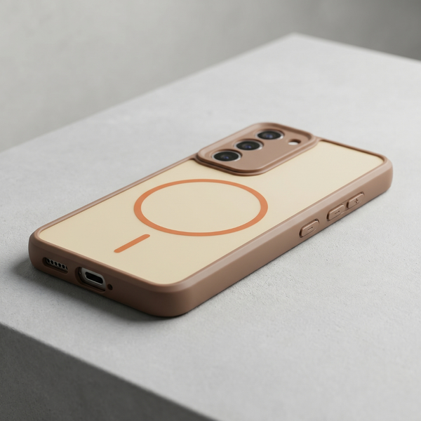 GripMate Brown Silicone case for Samsung S23