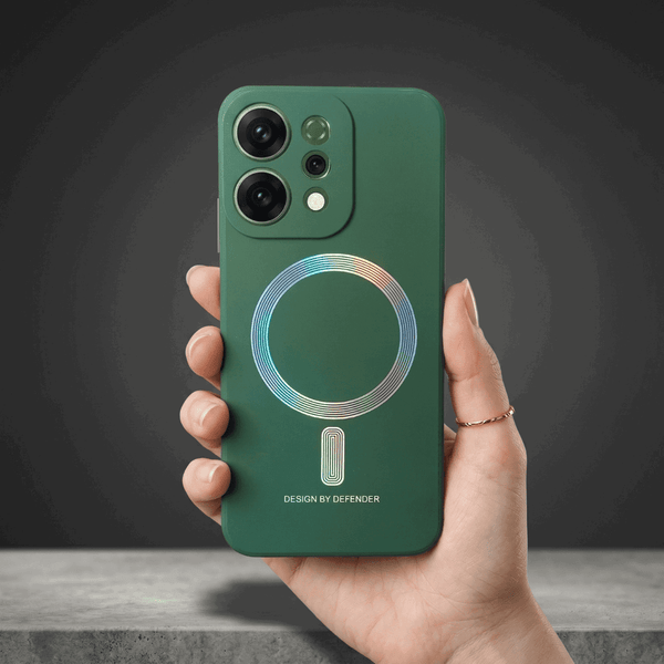 Dark Green DEFEND Rainbow Case for Oppo Reno 14