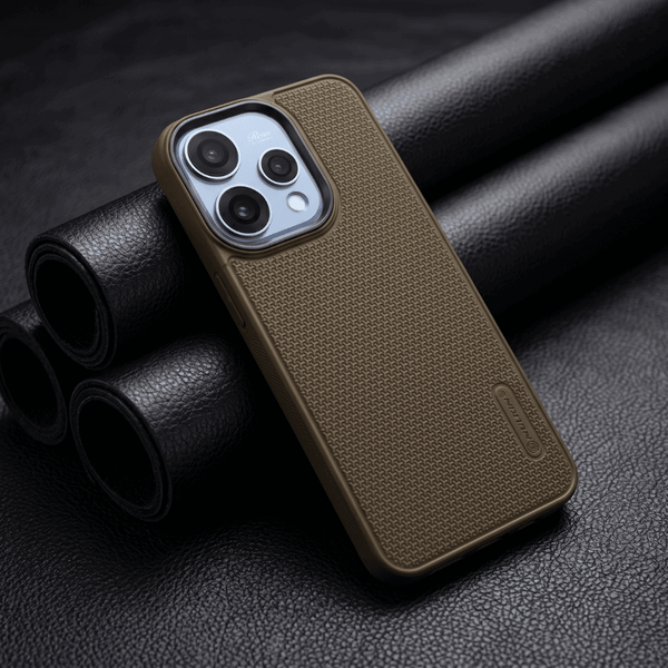 Brown DRAVIK Texture Silicone Case for Oppo Reno 15
