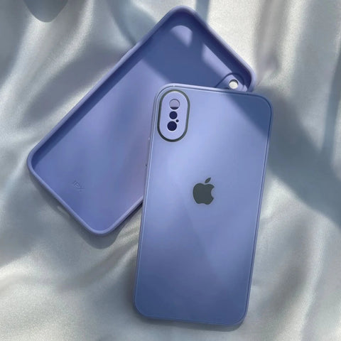 Purple camera Safe mirror case for Apple Iphone Xs Max