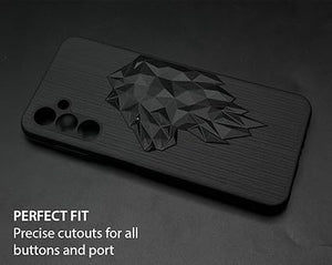 LION Engraved  Silicone Case for Samsung A14