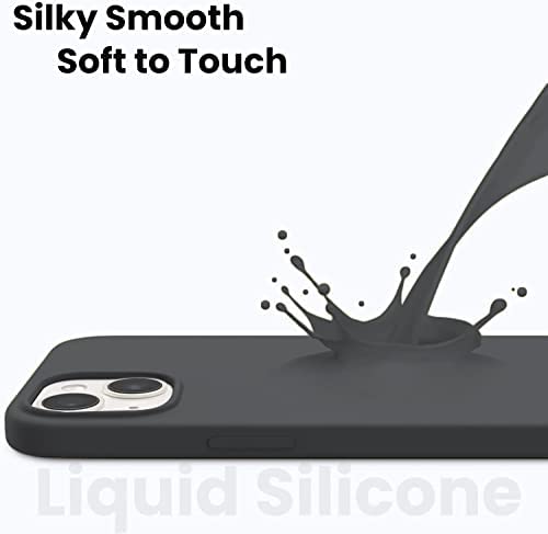 Black Original Silicone case for Apple iphone 15