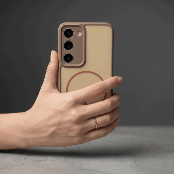 GripMate Brown Silicone case for Samsung S23