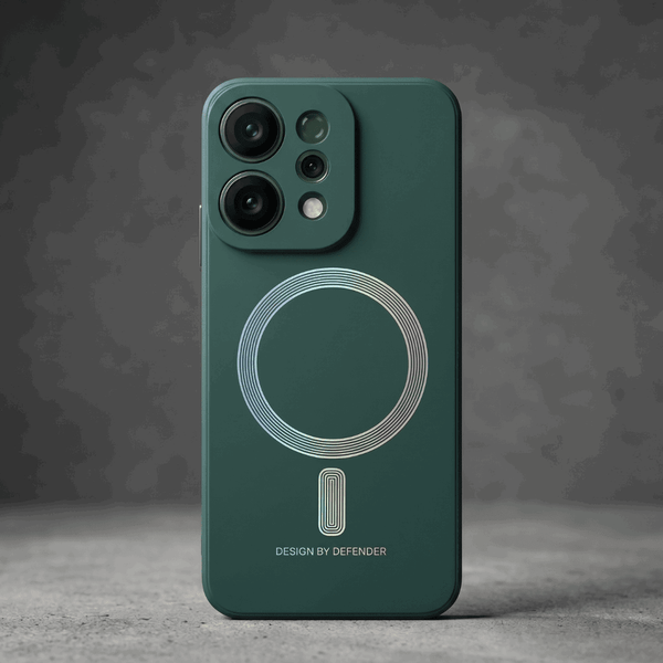 Dark Green DEFEND Rainbow Case for Oppo Reno 14