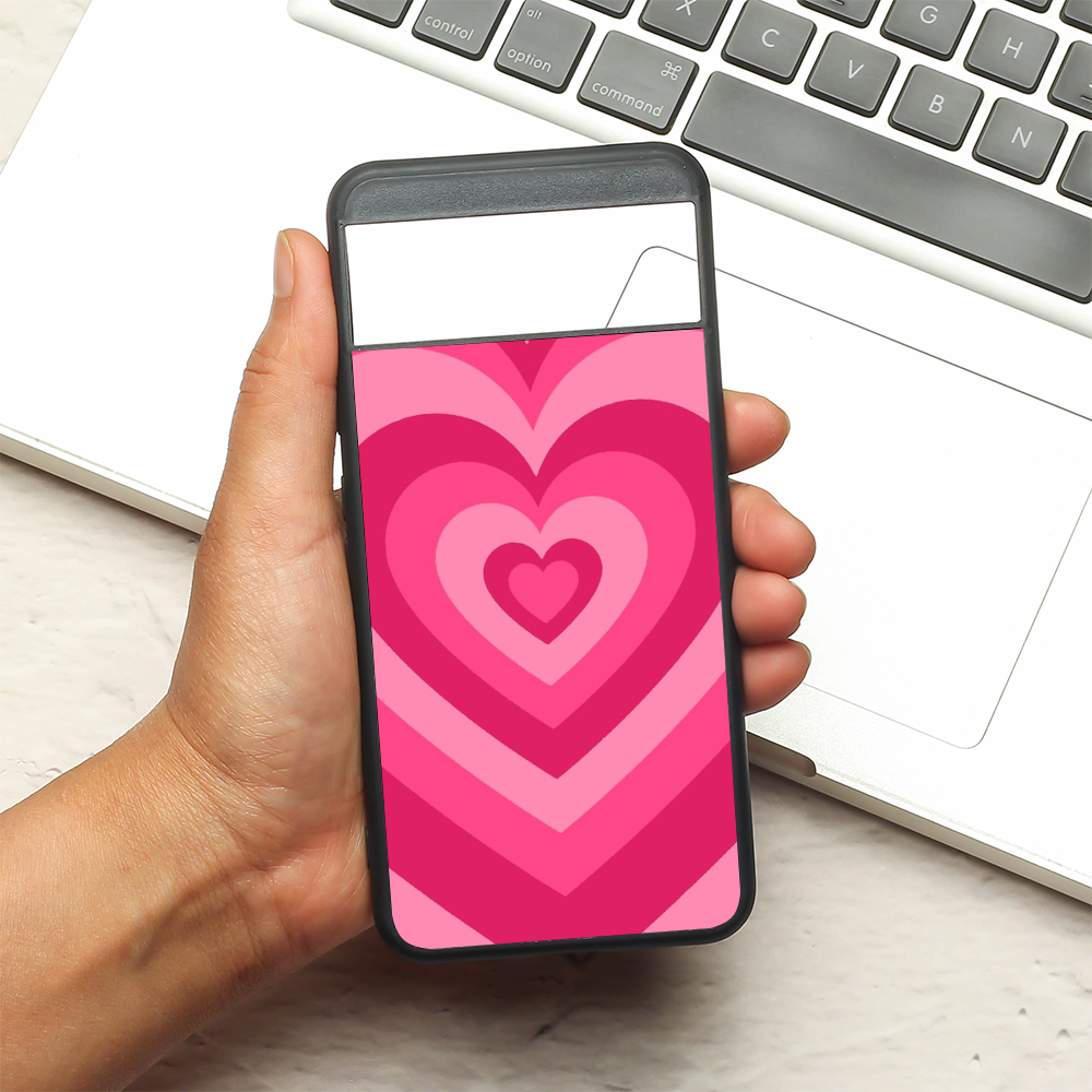 Retro Love metal back case for Google Pixel 8A