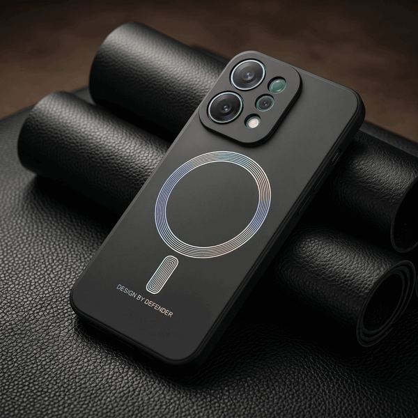 Black DEFEND Rainbow Case for Oppo Reno 14