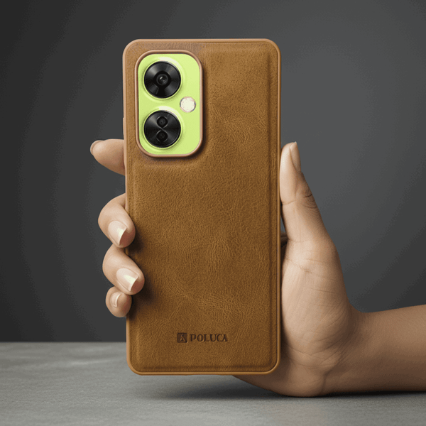 Brown Standard Leather Case for Oneplus Nord Ce 3 Lite