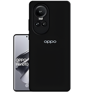 Black Camera Original Silicone case for Oppo Reno 10 Pro