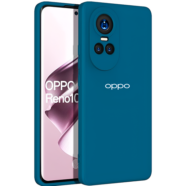 Cosmic Blue Camera Original Silicone case for Oppo Reno 10 Pro