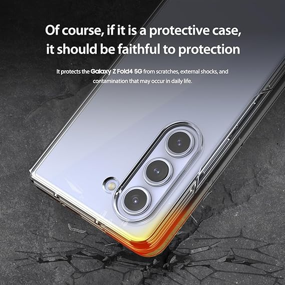 Transparent TPU Silicone case for Samsung Z Fold 5