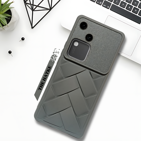Grey Mystic Silicone Case for Vivo V30