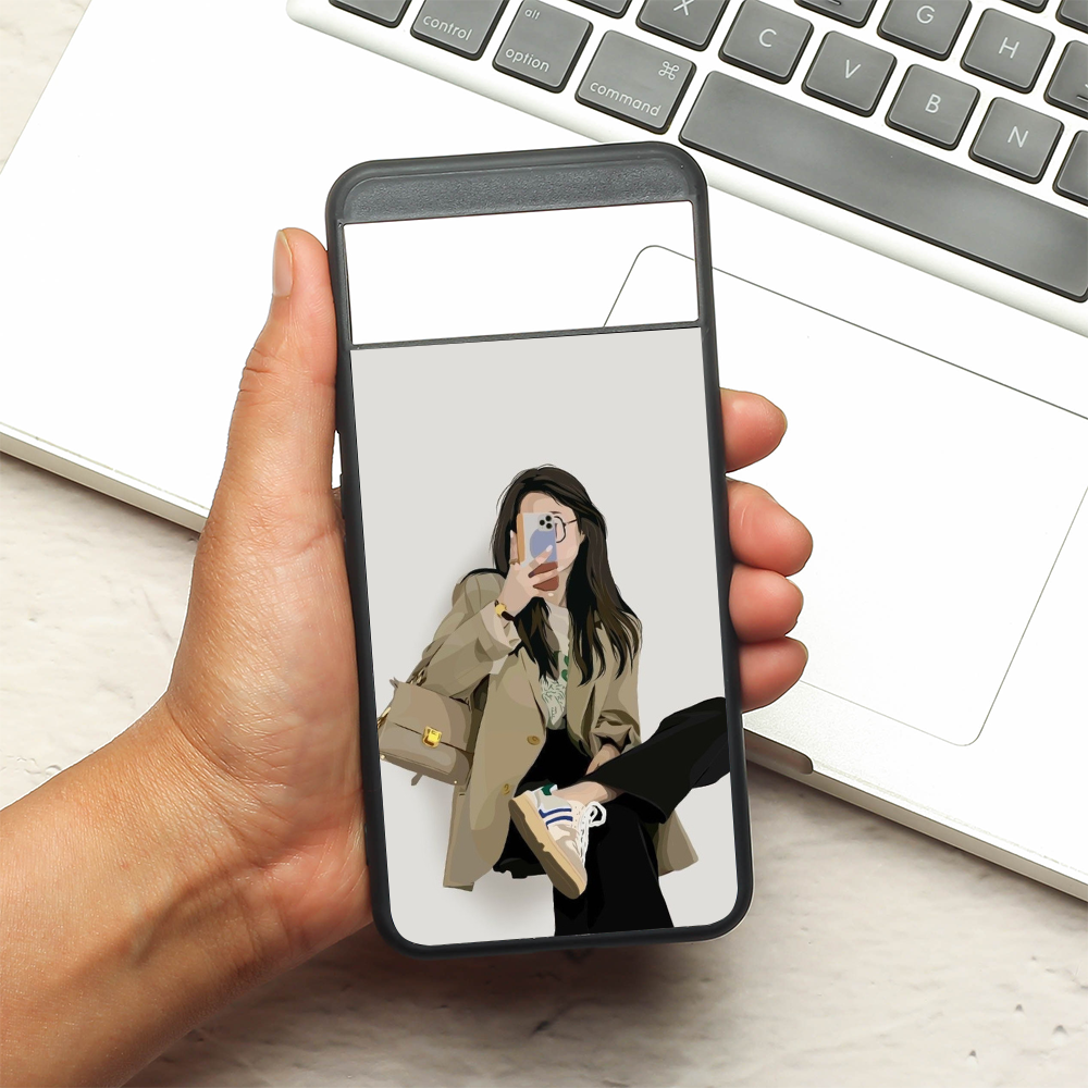 Chic Snap metal back case for Google Pixel 8A