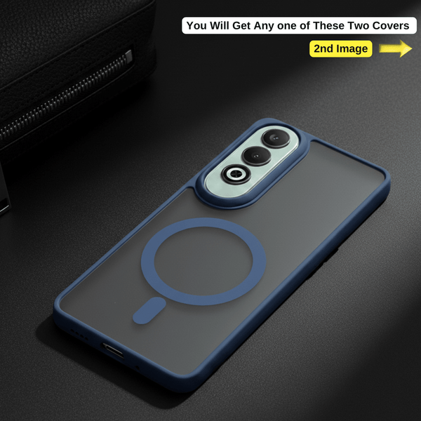 KYRON Dark Blue Matte Case for Oneplus Nord CE 4