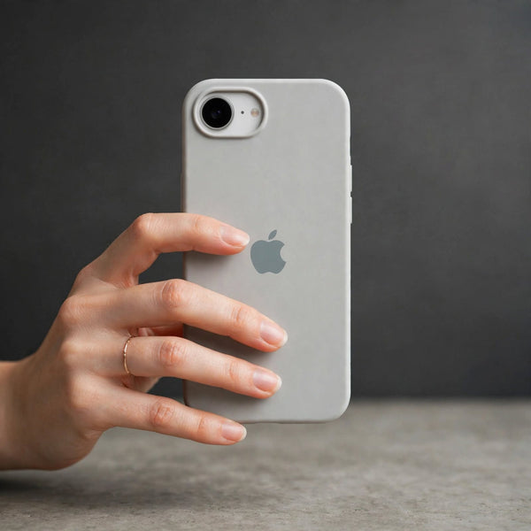 Cream Original Silicone case for Apple iphone 16e