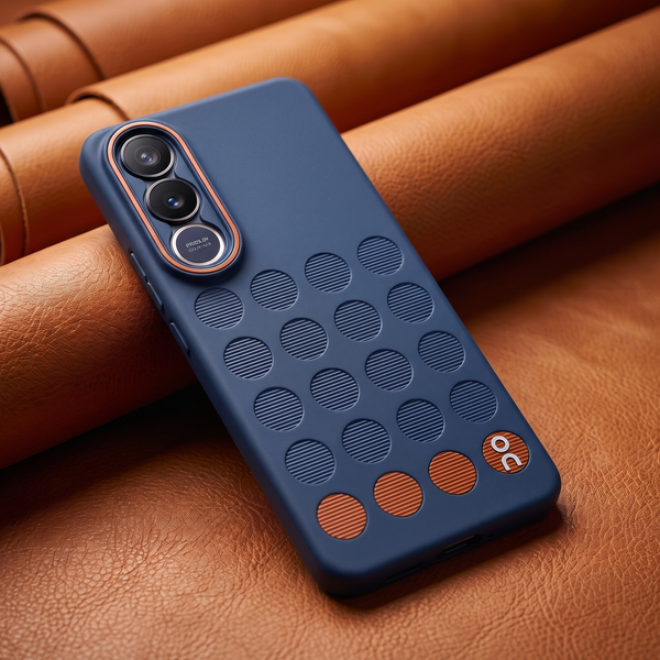 Stack Dark Blue Silicone Case for  Vivo V70 FE