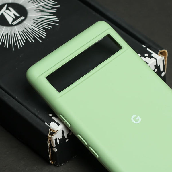Light Green Original Silicone case for Google Pixel 6A