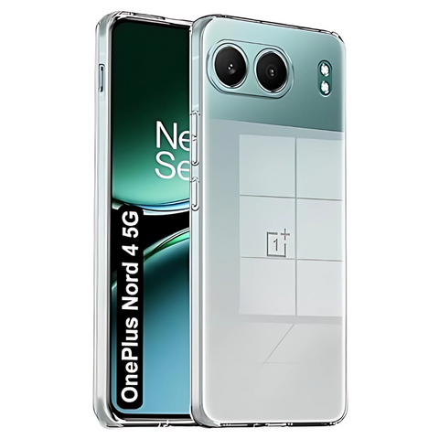 SilicaClear Transparent Silicone Case for Oneplus Nord 4