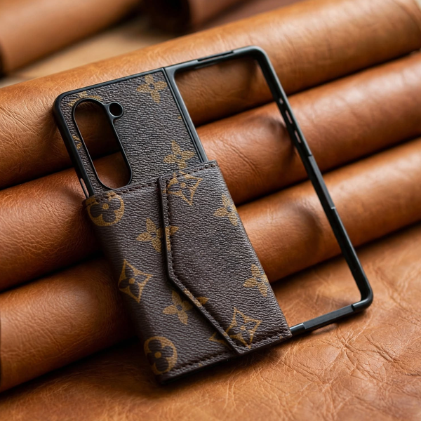 Design L2 Brown Silicone case for Samsung Galaxy Fold 5