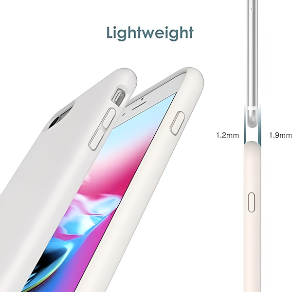 White Original Silicone case for Apple iphone se 2