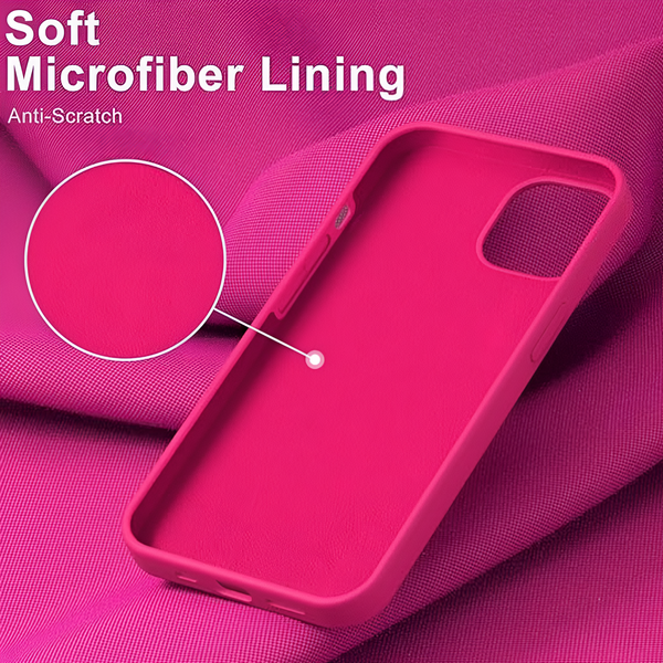 Hot Pink Original Silicone case for Apple iphone 14