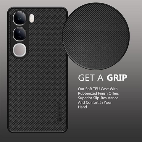 Black Niukin Silicone Case for Vivo Y300