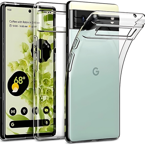 SilicaClear Transparent Silicone Case for Google Pixel 6