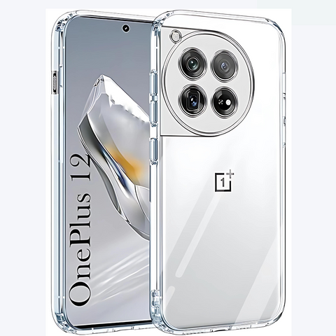 SilicaClear Transparent Silicone Case for Oneplus 12