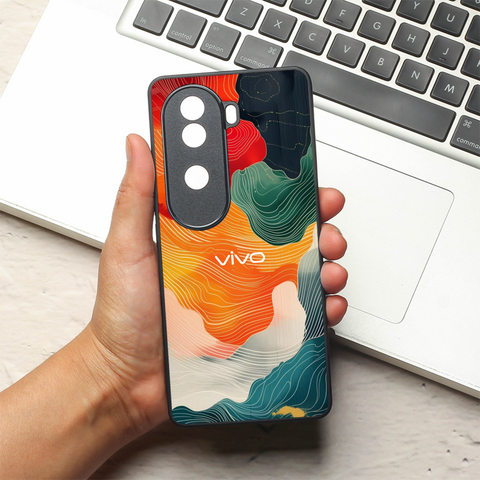 Cosmic Tides metal back case for Vivo V40e