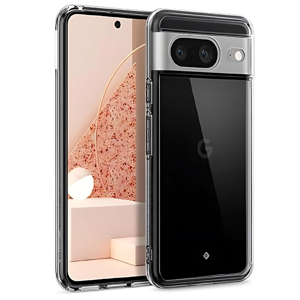 SilicaClear Transparent Silicone Case for Google Pixel 8