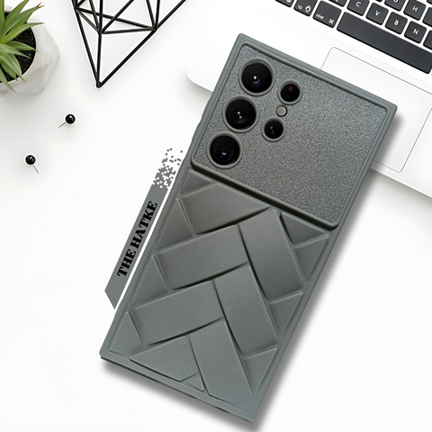 Grey Mystic Silicone Case for Samsung S24 Ultra