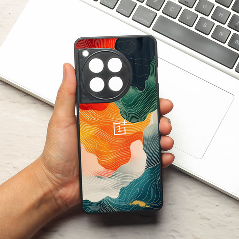 Cosmic Tides metal back case for OnePlus 12R