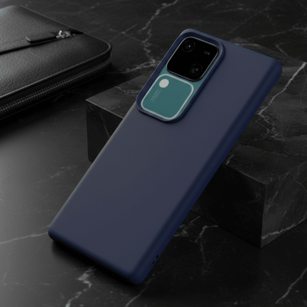 Dark Blue Silicone Case for Vivo V30