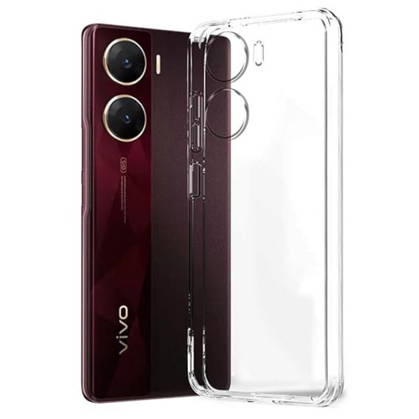 SilicaClear Transparent Silicone Case for Vivo V29E