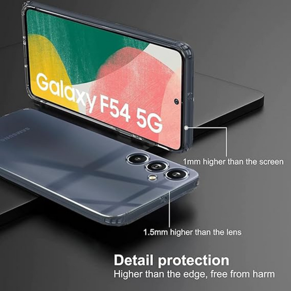 SilicaClear Transparent Silicone Case for Samsung F54