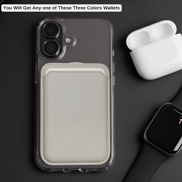 Grey Wallet Case for Apple iphone