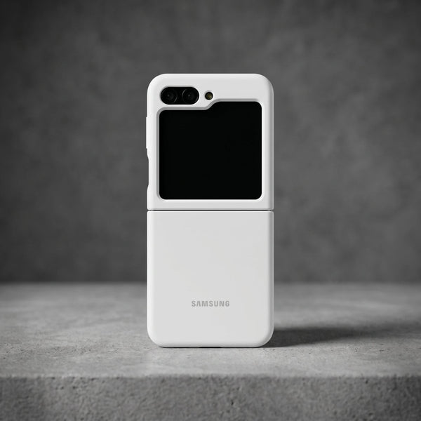 White Original Silicone case for Samsung Galaxy Z FLIP 7 fe