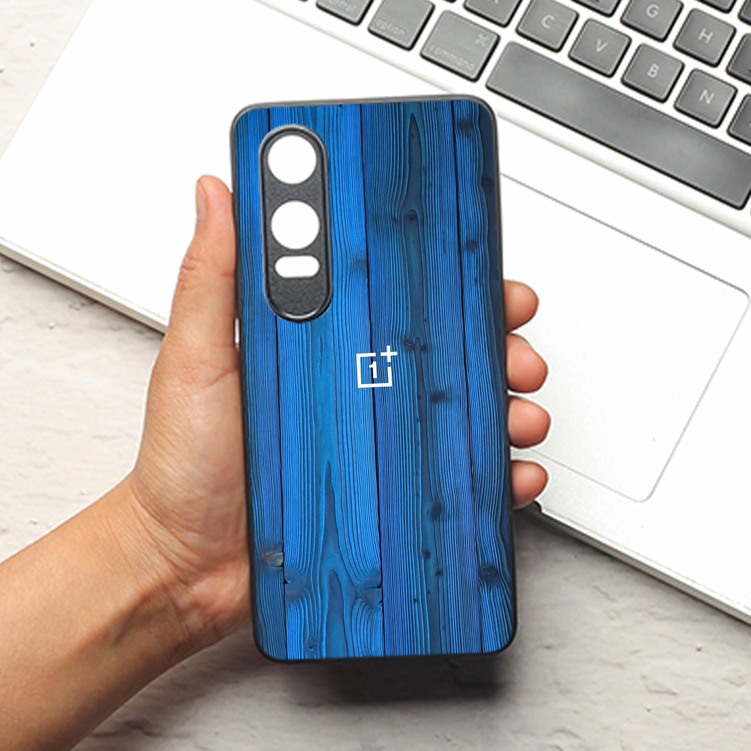 Indigo Planks metal back case for Oneplus Nord CE 4 Lite