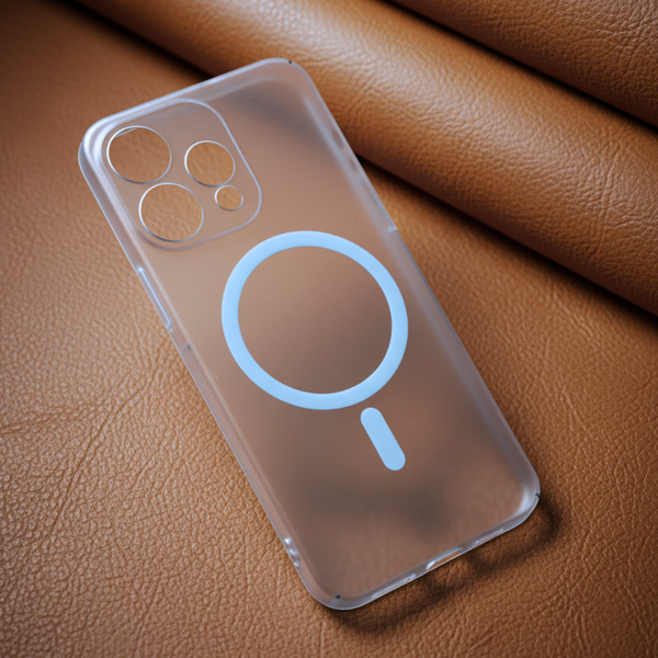 Blue Paper Matte Magsafe Case for Oppo Reno 15