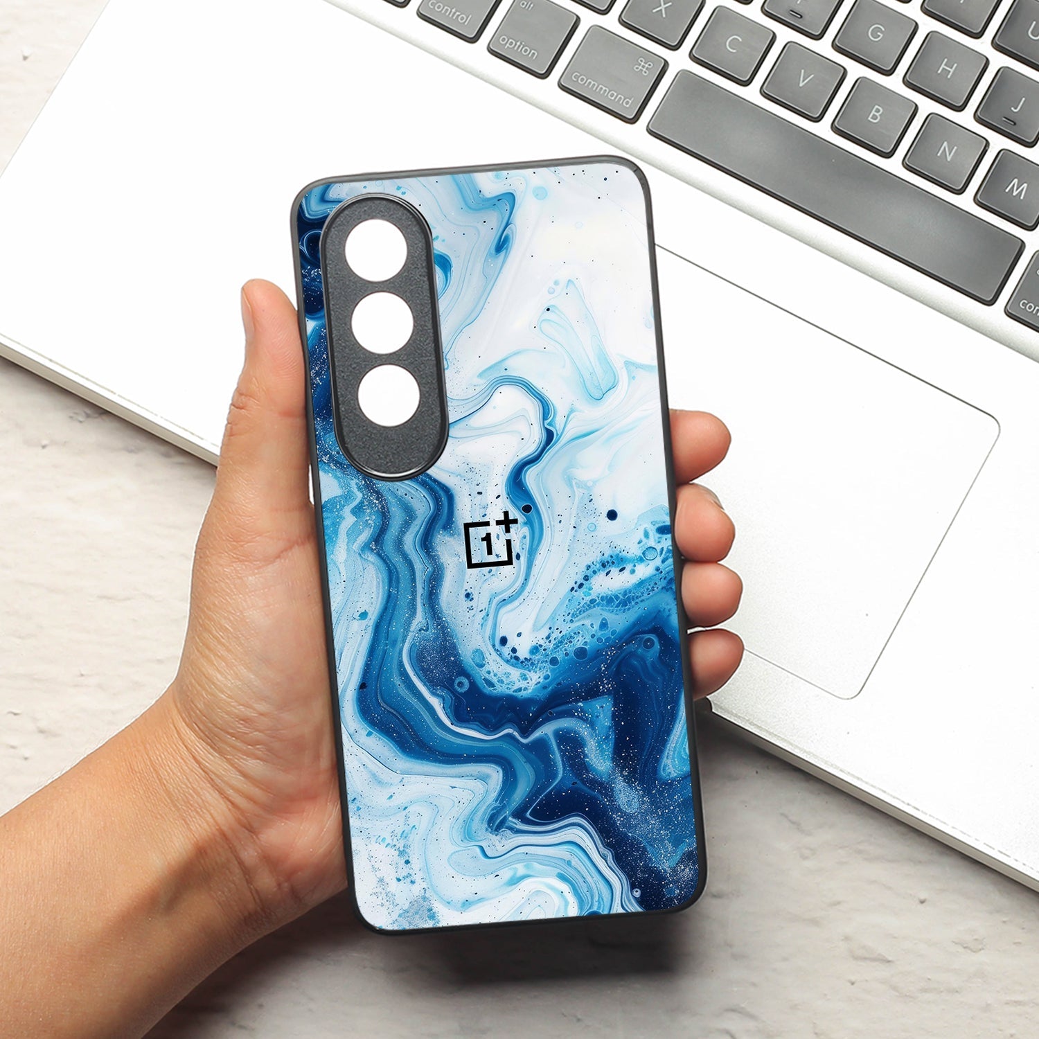 Neptune Swirl metal back case for Oneplus Nord CE 4