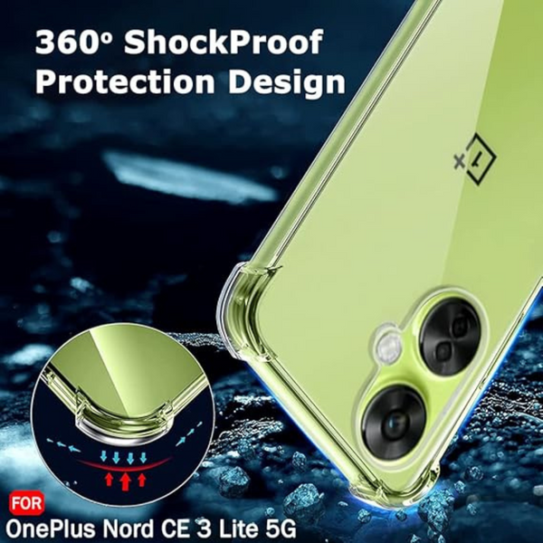 SilicaClear Transparent Silicone Case for Oneplus Nord Ce 3 Lite