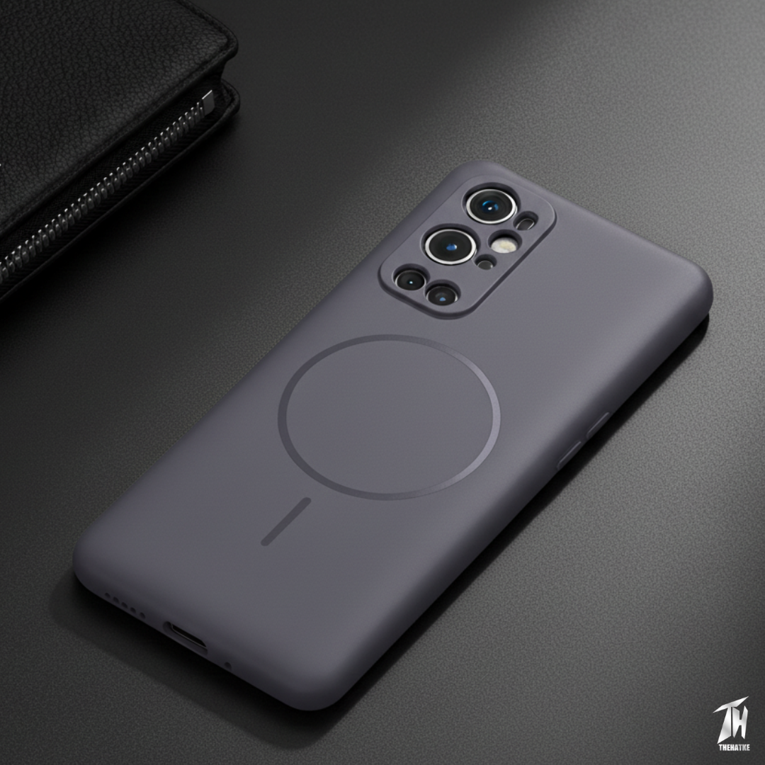 CAVEN Grey Silicone case for Oneplus 9 Pro