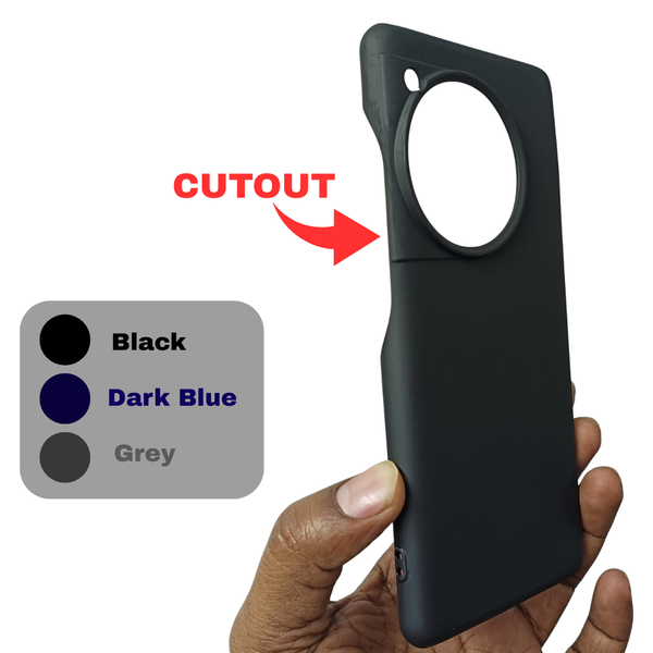 Black Silicone Case for Oneplus 12r