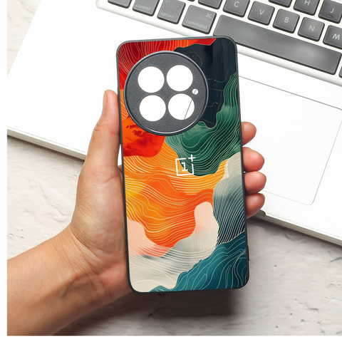 Cosmic Tides metal back case for OnePlus 13