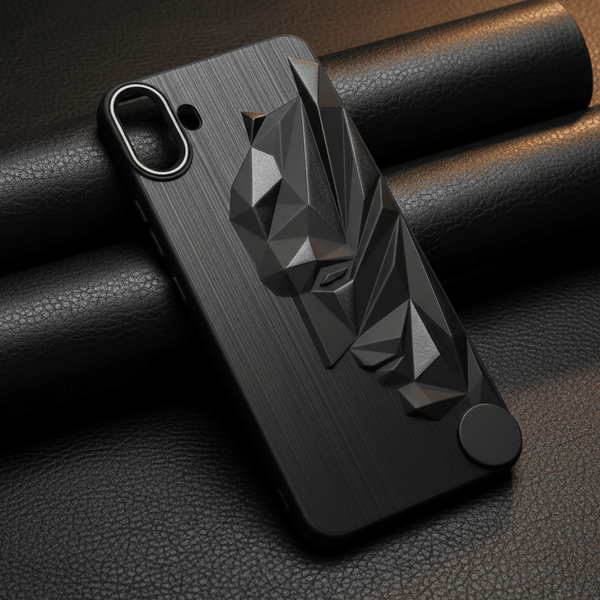 Superhero Engraved logo silicon Case for CMF PHONE 1