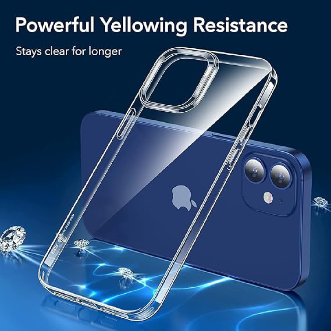 SilicaClear Transparent Silicone Case for Apple Iphone 12